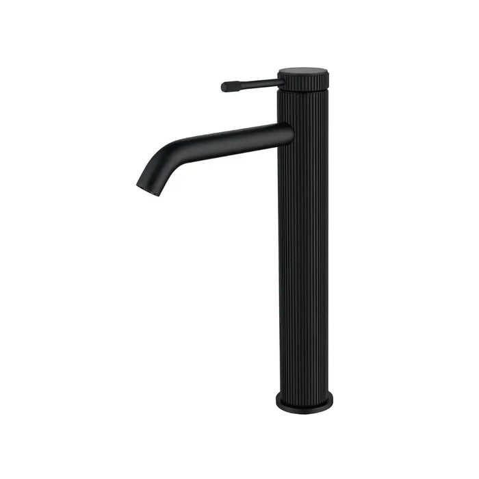 Mica Fluted Tall Basin Mixer - GlazeX Bathware + Glazing