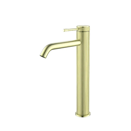 Mica Fluted Tall Basin Mixer - GlazeX Bathware + Glazing