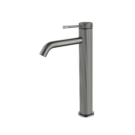 Mica Fluted Tall Basin Mixer - GlazeX Bathware + Glazing