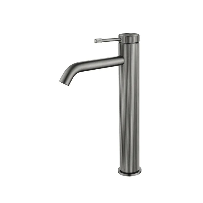 Mica Fluted Tall Basin Mixer - GlazeX Bathware + Glazing