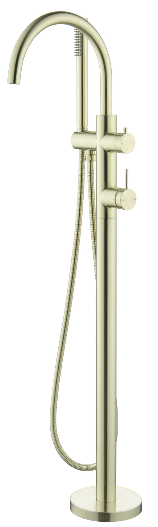 Mica Freestanding Bath Mixer with Hand Shower - GlazeX Bathware + Glazing