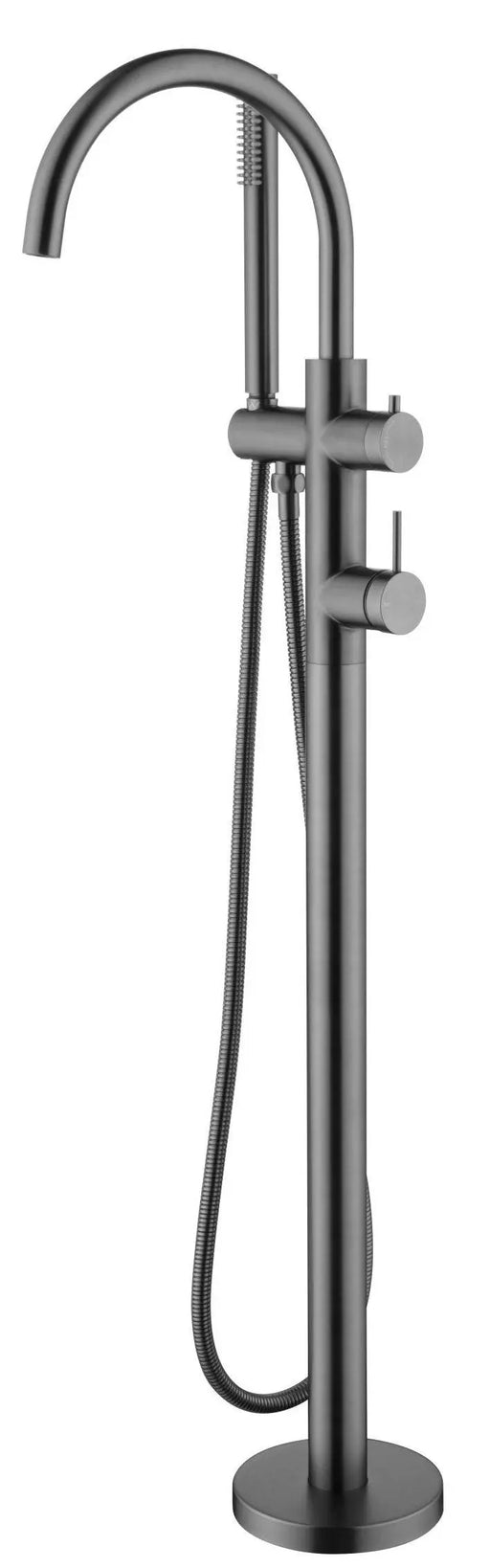 Mica Freestanding Bath Mixer with Hand Shower - GlazeX Bathware + Glazing