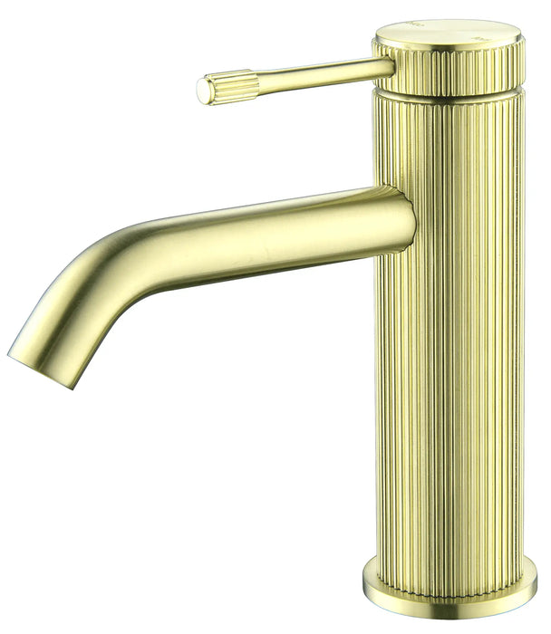 Mica Fluted Basin Mixer - GlazeX Bathware + Glazing