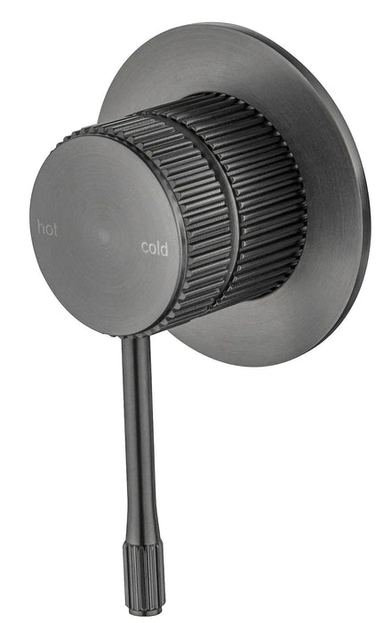 Mica Fluted Shower Mixer - GlazeX Bathware + Glazing