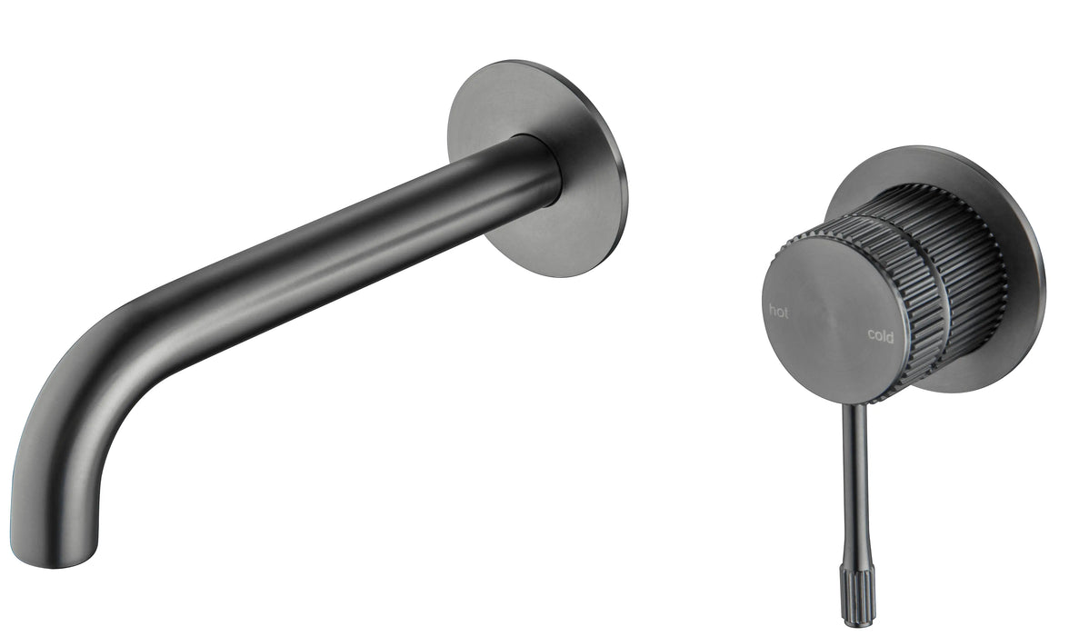 Mica Fluted Wall-Spout Combo - GlazeX Bathware + Glazing