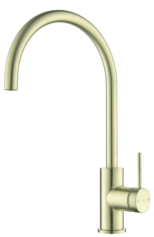 Mica Gooseneck Sink Mixer - GlazeX Bathware + Glazing