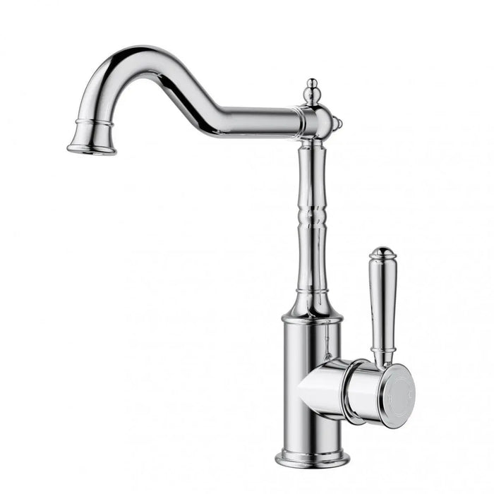 Clasico Sink Mixer Curve - Standard Handle - GlazeX Bathware + Glazing