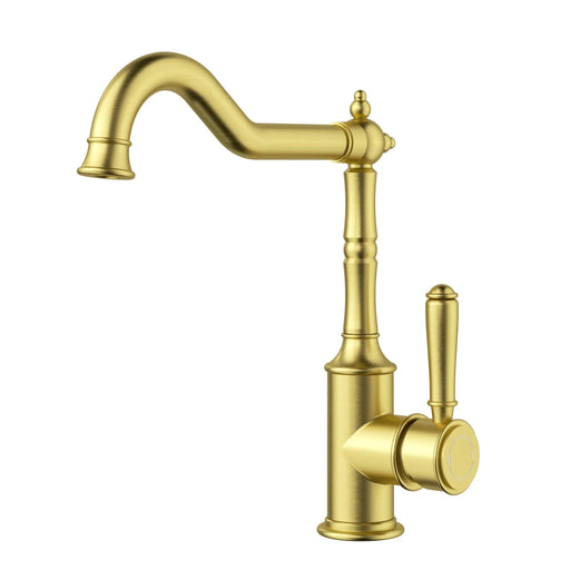 Clasico Sink Mixer Curve - Standard Handle - GlazeX Bathware + Glazing