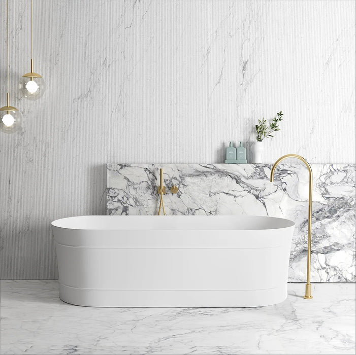 Attica Bondi 1700 Gloss White Bath - GlazeX Bathware + Glazing