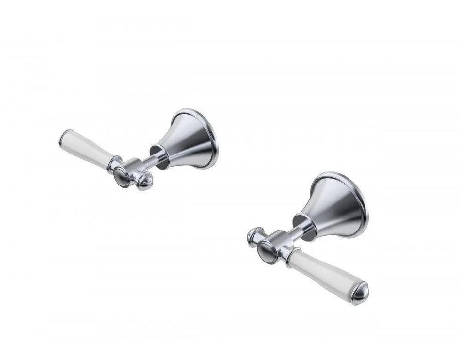 Clasico Wall-Top Assemblies - Ceramic Handle - GlazeX Bathware + Glazing
