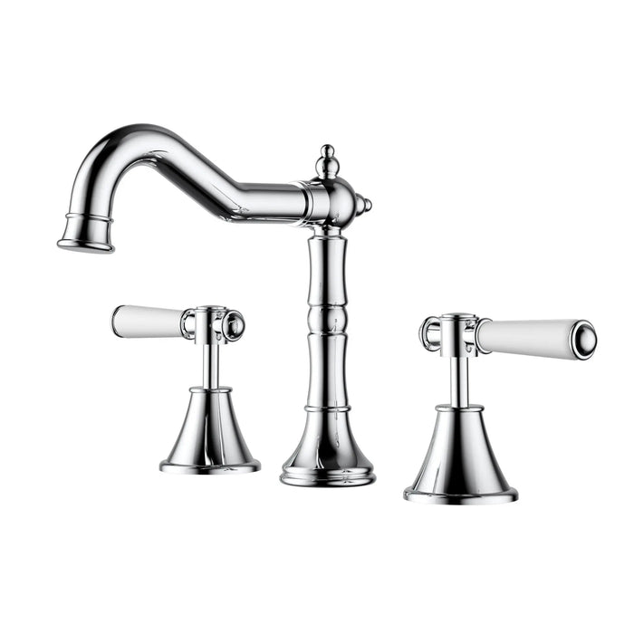 Clasico Countertop Basin/Bath Set - Ceramic Handle - GlazeX Bathware + Glazing