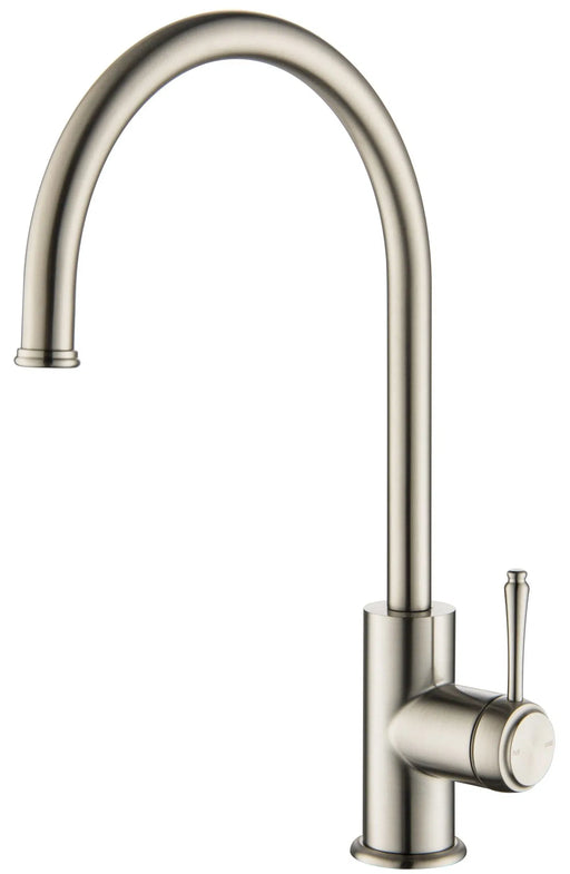 Mica Heritage Gooseneck Sink Mixer - GlazeX Bathware + Glazing