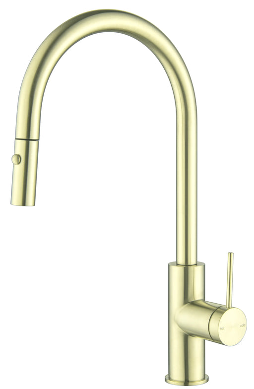 Mica Pull-Out Sink Mixer - GlazeX Bathware + Glazing