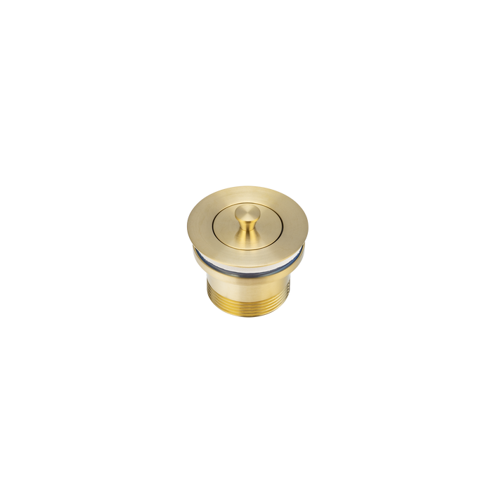 Pull-Out Bath/Basin Plug - Brushed Brass