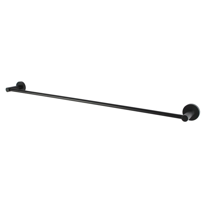 LUCID PIN Round Black Single Towel Rail 800mm