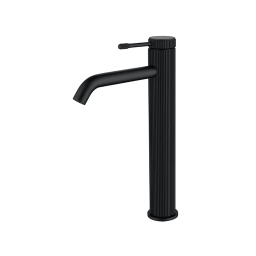 Mica Fluted Tall Basin Mixer - GlazeX Bathware + Glazing