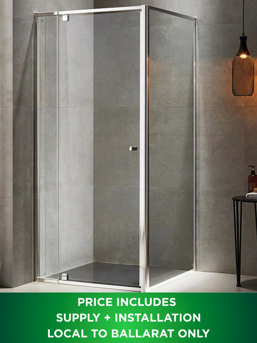 Framed Shower Screen - Front & Return