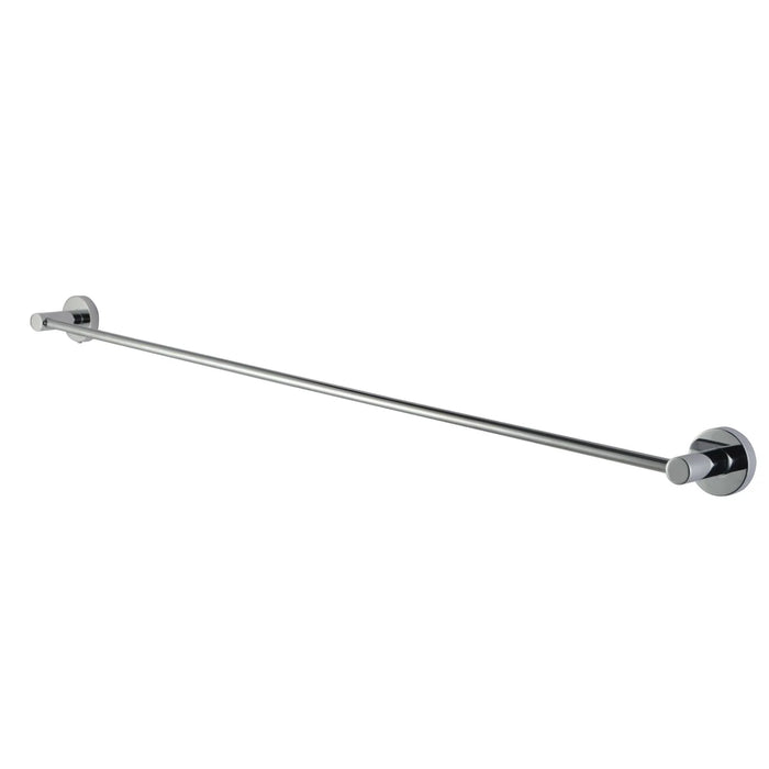 LUCID PIN Round Chrome Single Towel Rail 800mm