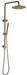 Mica Dual Shower Rail - GlazeX Bathware + Glazing