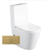 AMALFI Rimless Short projection Wall Faced Toilet Suite - GlazeX Bathware + Glazing