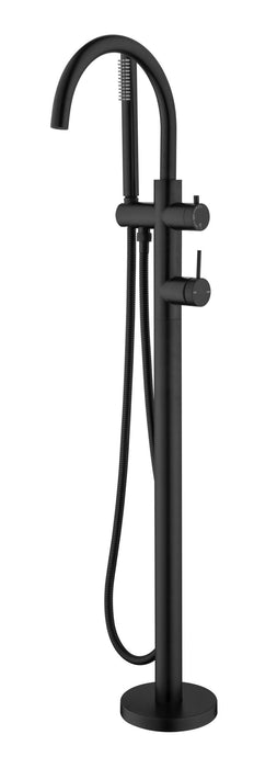 Mica Freestanding Bath Mixer with Hand Shower - GlazeX Bathware + Glazing