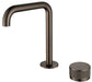 Mica Fluted Soft-Square Hob Basin Mixer Set - GlazeX Bathware + Glazing