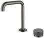 Mica Fluted Soft-Square Hob Basin Mixer Set - GlazeX Bathware + Glazing