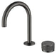 Mica Fluted Gooseneck Hob Basin Mixer Set - GlazeX Bathware + Glazing