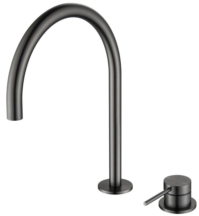 Mica Gooseneck Hob Sink/Basin Mixer Set - GlazeX Bathware + Glazing
