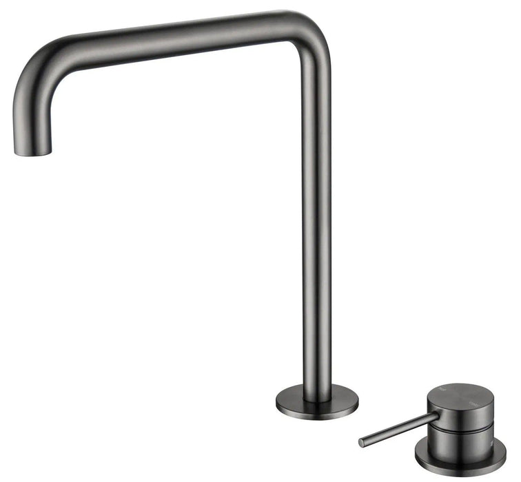 Mica Soft-Square Hob Sink/Basin Mixer Set - GlazeX Bathware + Glazing