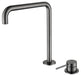 Mica Soft-Square Hob Sink/Basin Mixer Set - GlazeX Bathware + Glazing