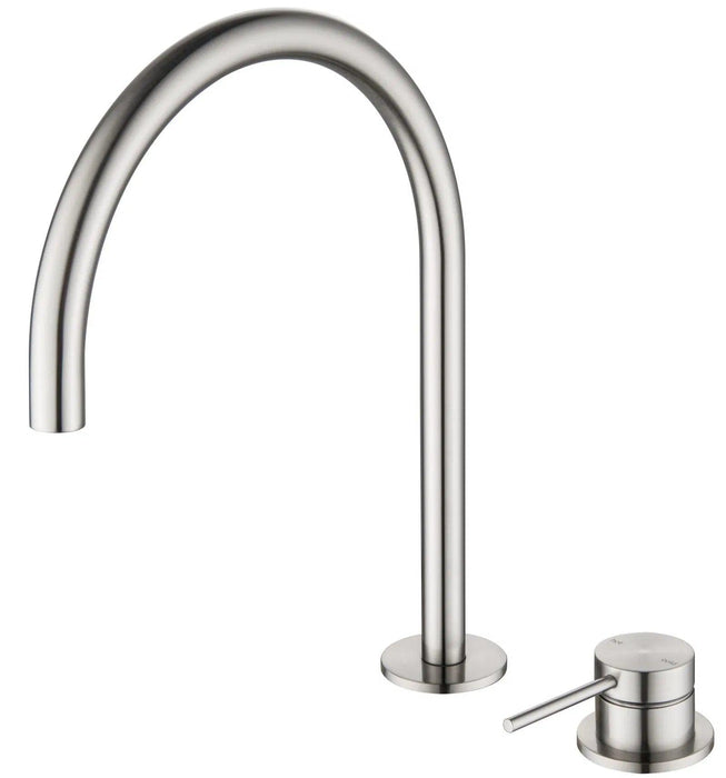 Mica Gooseneck Hob Sink/Basin Mixer Set - GlazeX Bathware + Glazing