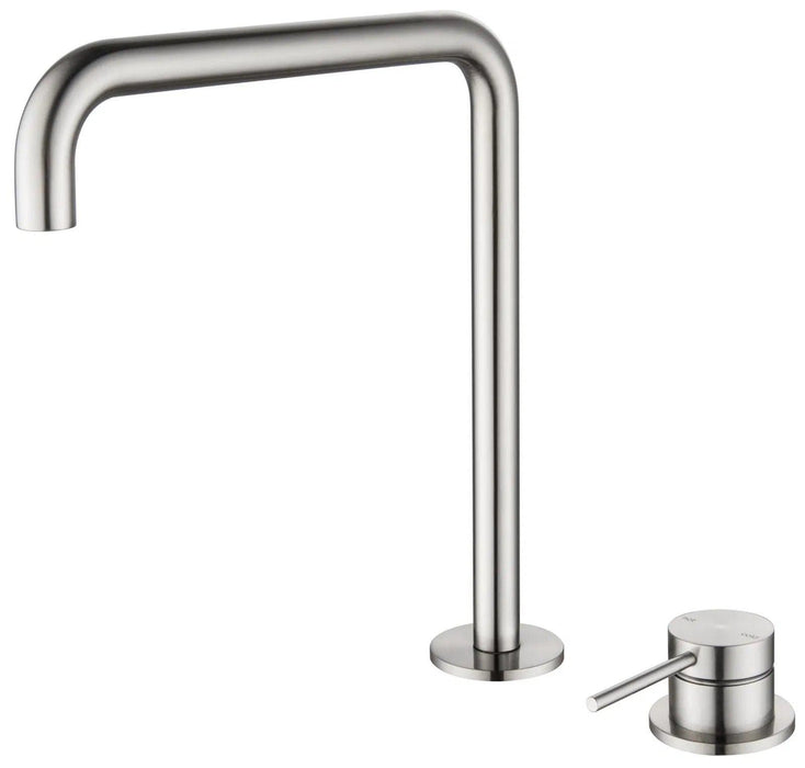 Mica Soft-Square Hob Sink/Basin Mixer Set - GlazeX Bathware + Glazing