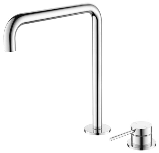 Mica Soft-Square Hob Sink/Basin Mixer Set - GlazeX Bathware + Glazing