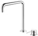 Mica Soft-Square Hob Sink/Basin Mixer Set - GlazeX Bathware + Glazing