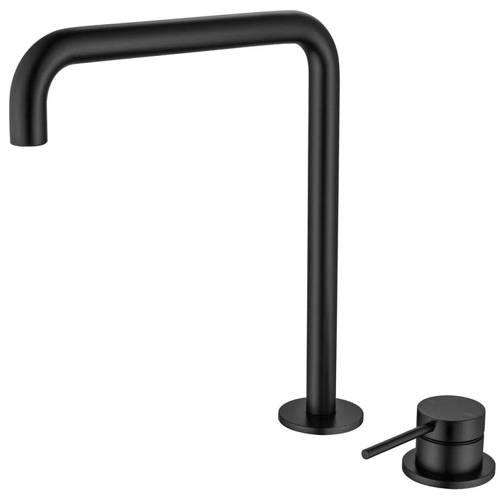 Mica Soft-Square Hob Sink/Basin Mixer Set - GlazeX Bathware + Glazing