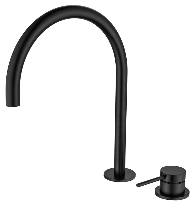 Mica Gooseneck Hob Sink/Basin Mixer Set - GlazeX Bathware + Glazing