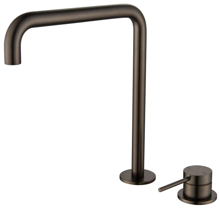 Mica Soft-Square Hob Sink/Basin Mixer Set - GlazeX Bathware + Glazing