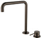 Mica Soft-Square Hob Sink/Basin Mixer Set - GlazeX Bathware + Glazing