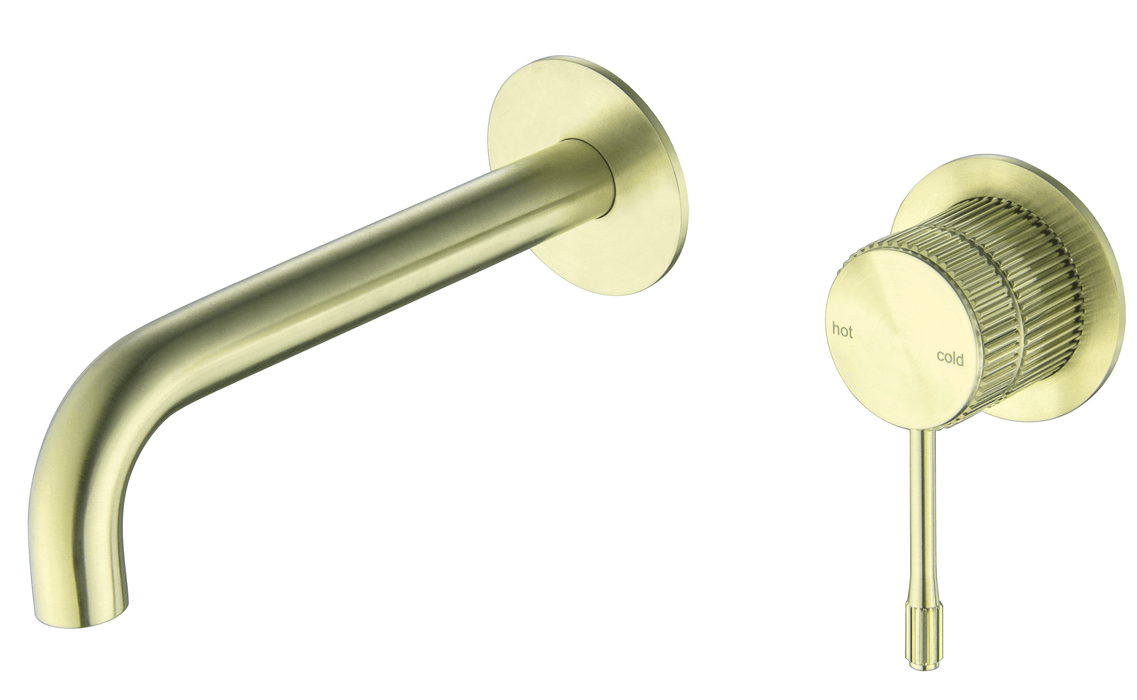 Mica Fluted Wall-Spout Combo - GlazeX Bathware + Glazing