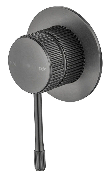 Mica Fluted Shower Mixer - GlazeX Bathware + Glazing