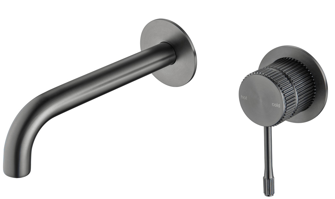 Mica Fluted Wall-Spout Combo - GlazeX Bathware + Glazing