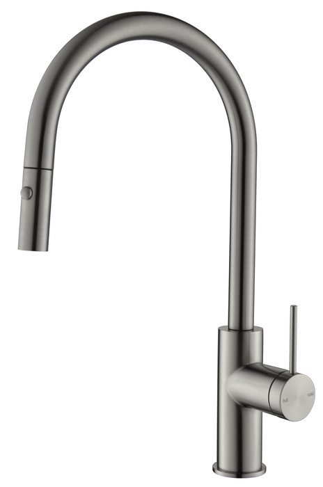 Mica Pull-Out Sink Mixer - GlazeX Bathware + Glazing