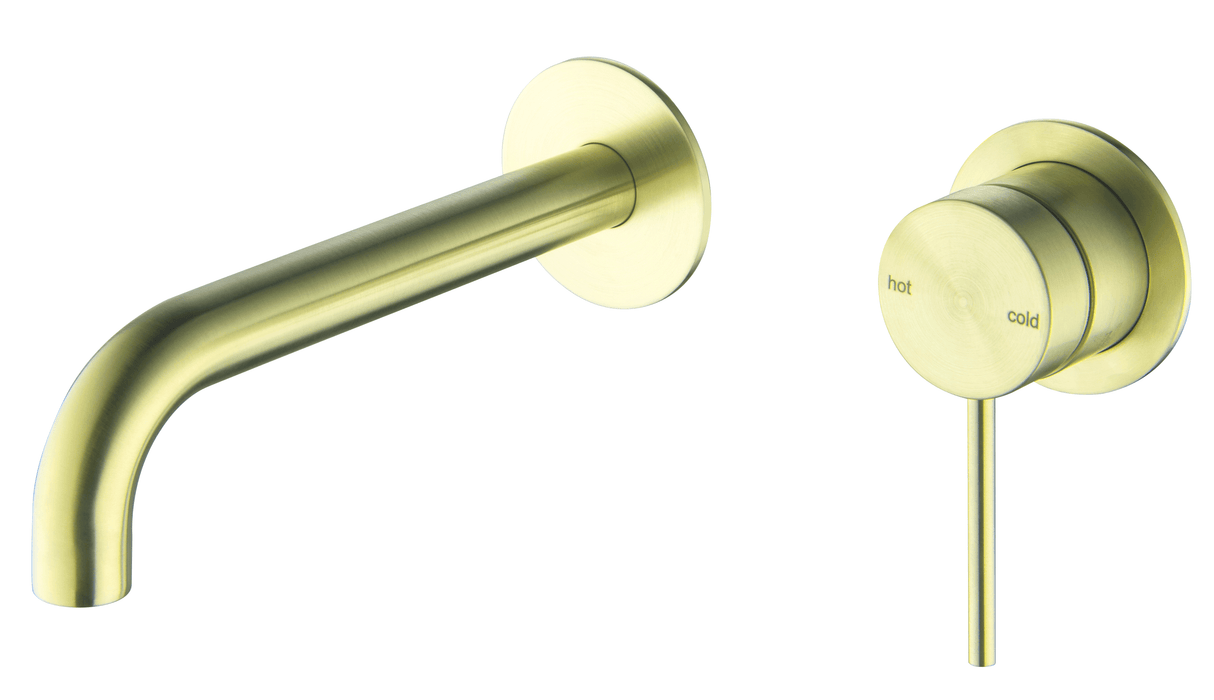 Mica Wall-Spout Combo – Curved Spout – 2P – TRIM KIT ONLY - GlazeX Bathware + Glazing