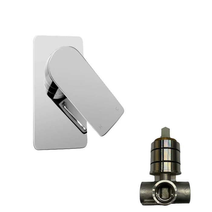 VOG Solid Brass Chrome Shower/Bath Wall Mixer