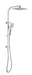 Cresta Dual Shower Rail - GlazeX Bathware + Glazing