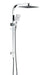 Cresta Dual Shower Rail - GlazeX Bathware + Glazing