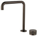 Mica Fluted Soft-Square Hob Sink/Basin Mixer Set - GlazeX Bathware + Glazing