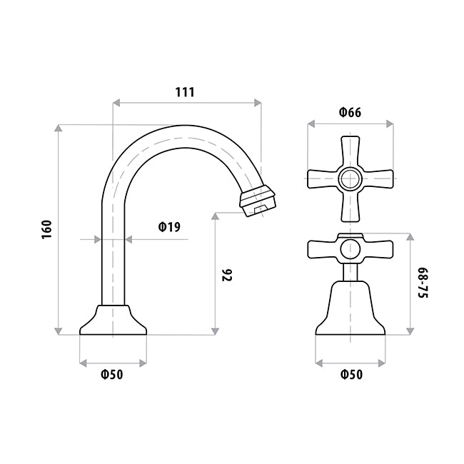 EASY CLEAN Basin Set – Gooseneck