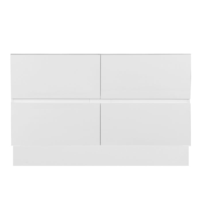 Firenze 4 Drawer WHITE Vanity 1200mm